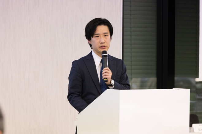 BG 取締役の富松俊彦氏